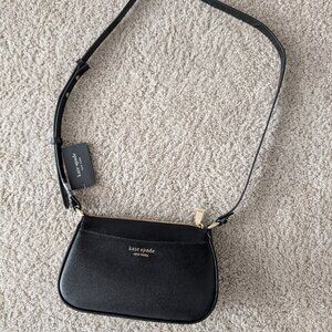 kate spade new york womens Bleecker Saffiano Small Leather Crossbody Bag